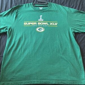 Reebok Green Bay Packers Super Bowl XLV Green T-Shirt